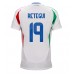 Maillot de foot Italie Mateo Retegui #19 Extérieur vêtements Europe 2024 Manches Courtes